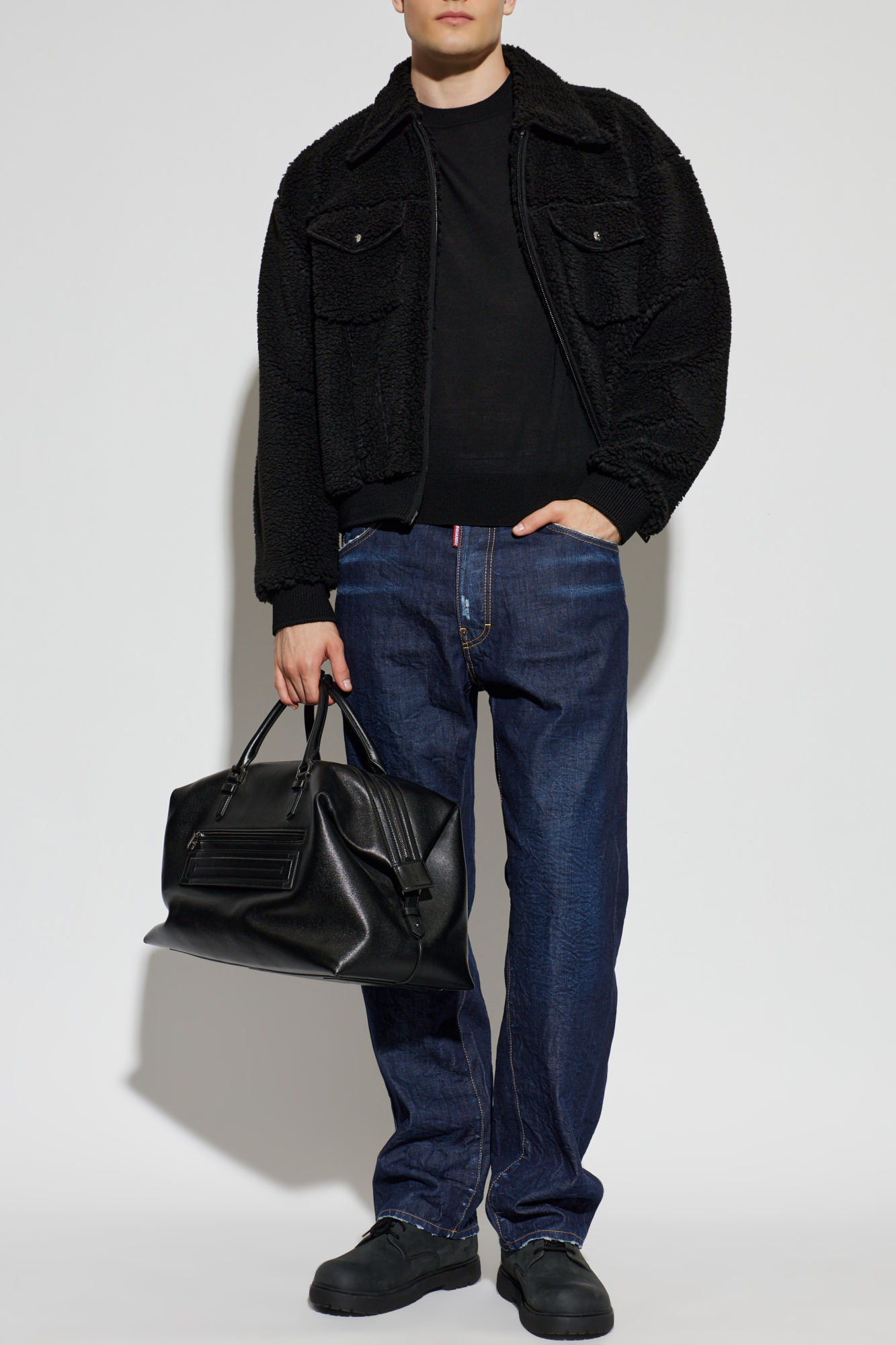 Dsquared2 Wool sweater with embroidered logo | Men's | Vitkac